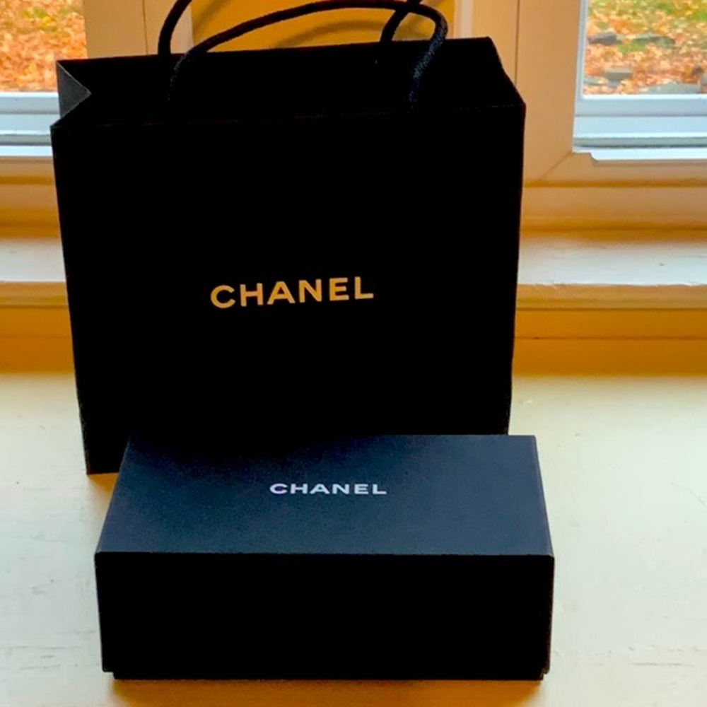 Chanel gift bag, box, dust cloth for sunglasses book for sunglasses